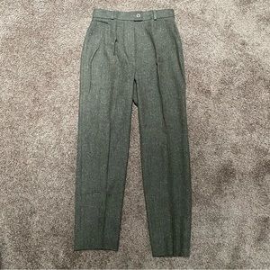 Bernard Zins Size 8 Olive Green Pants